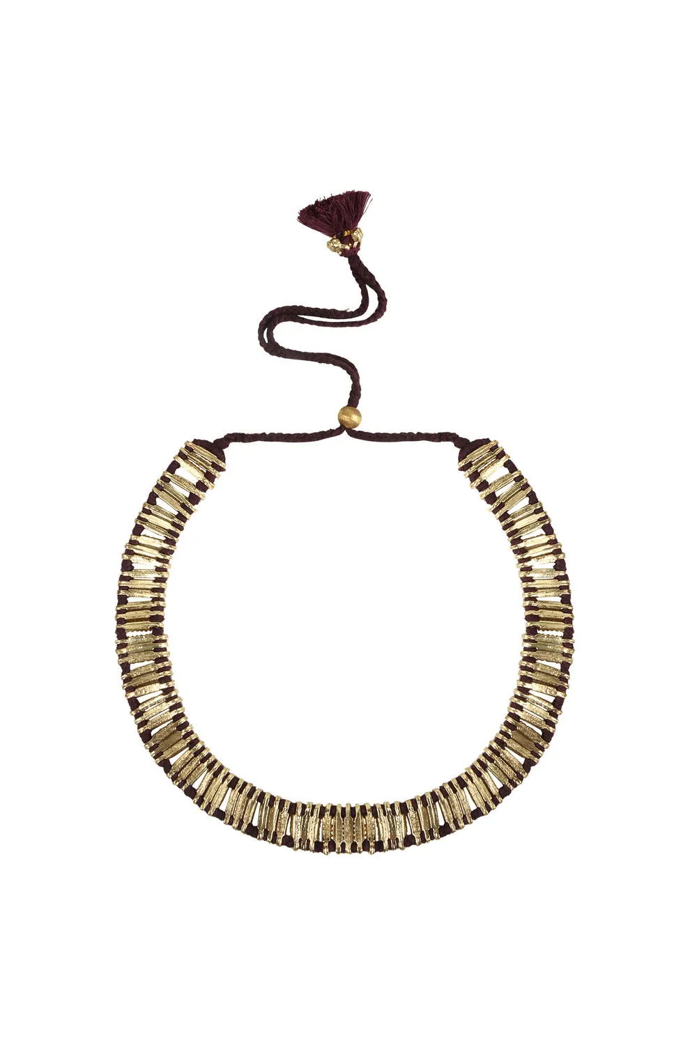 House of Tuhina Nabila collana oro bloom corallo