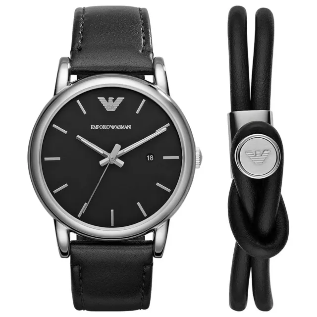 Emporio Armani Orologio Uomo Nero Grigio 41 mm Data