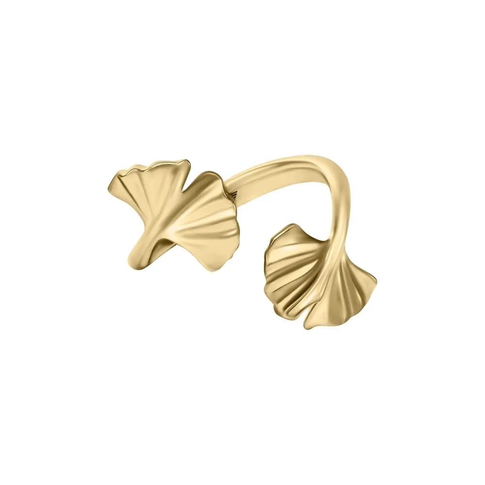 Emporio Armani EGS3260710 Anello Ottone Dorato ginkgo 6.5