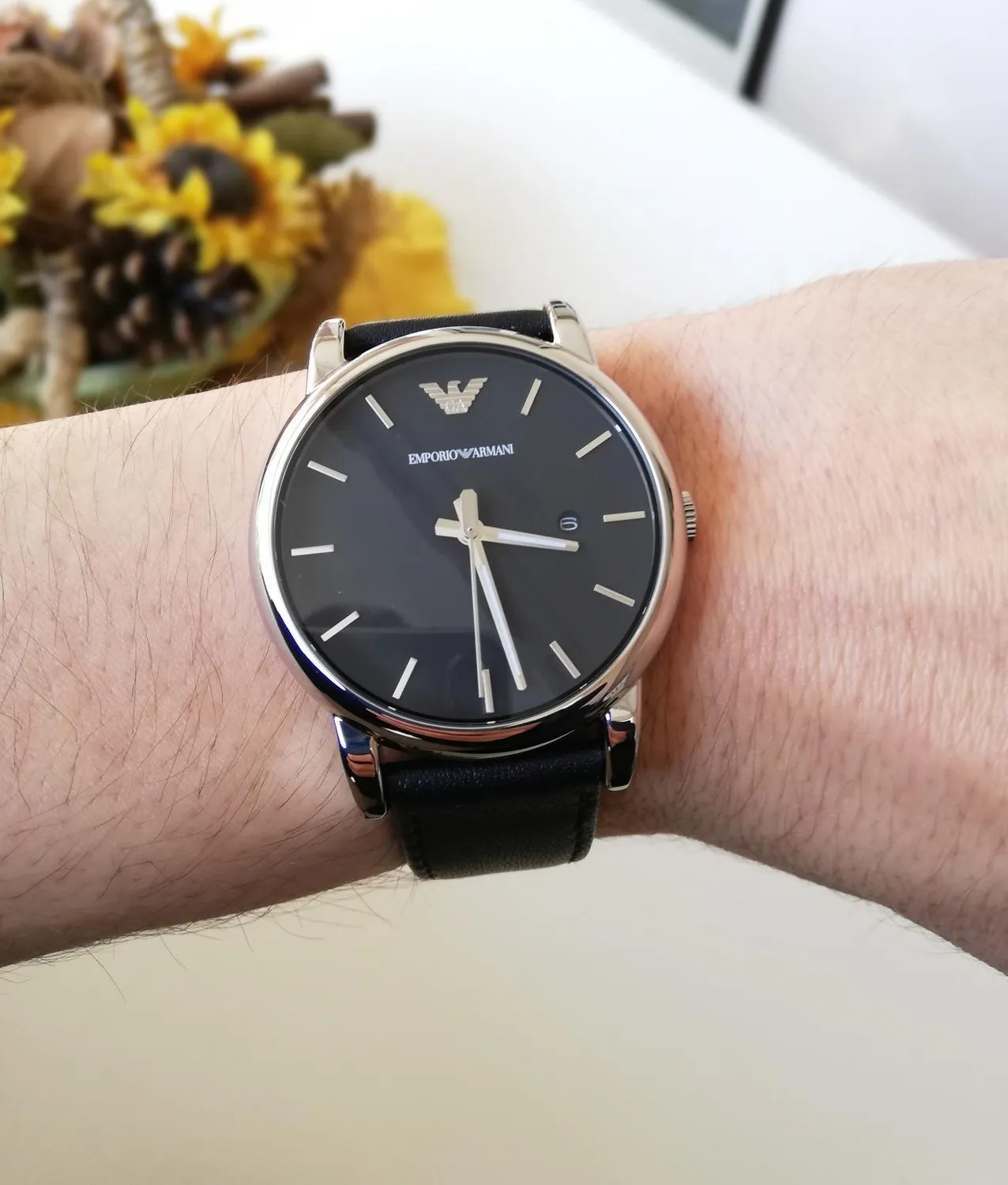 Emporio Armani Orologio Uomo Nero Grigio 41 mm Data