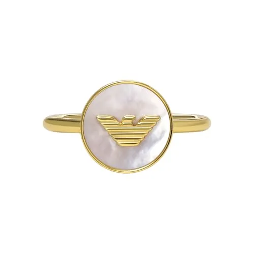 Emporio Armani Anello Oro Ottone Misura 5.5 Lucido