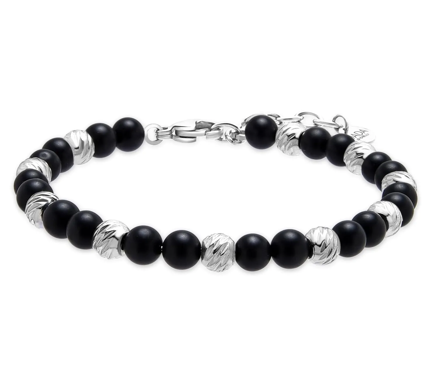 Dada Gioielli Bracciale Donna Pietre Naturali Agata Nera