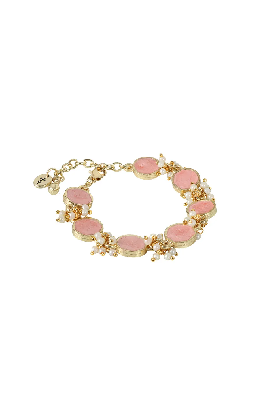 House of Tuhina Lariya bracciale smaltato rotondo
