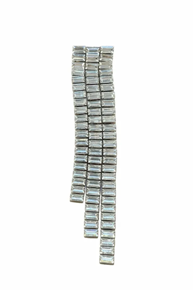 Rada Baguette Spilla Cristallo Tre File Luce