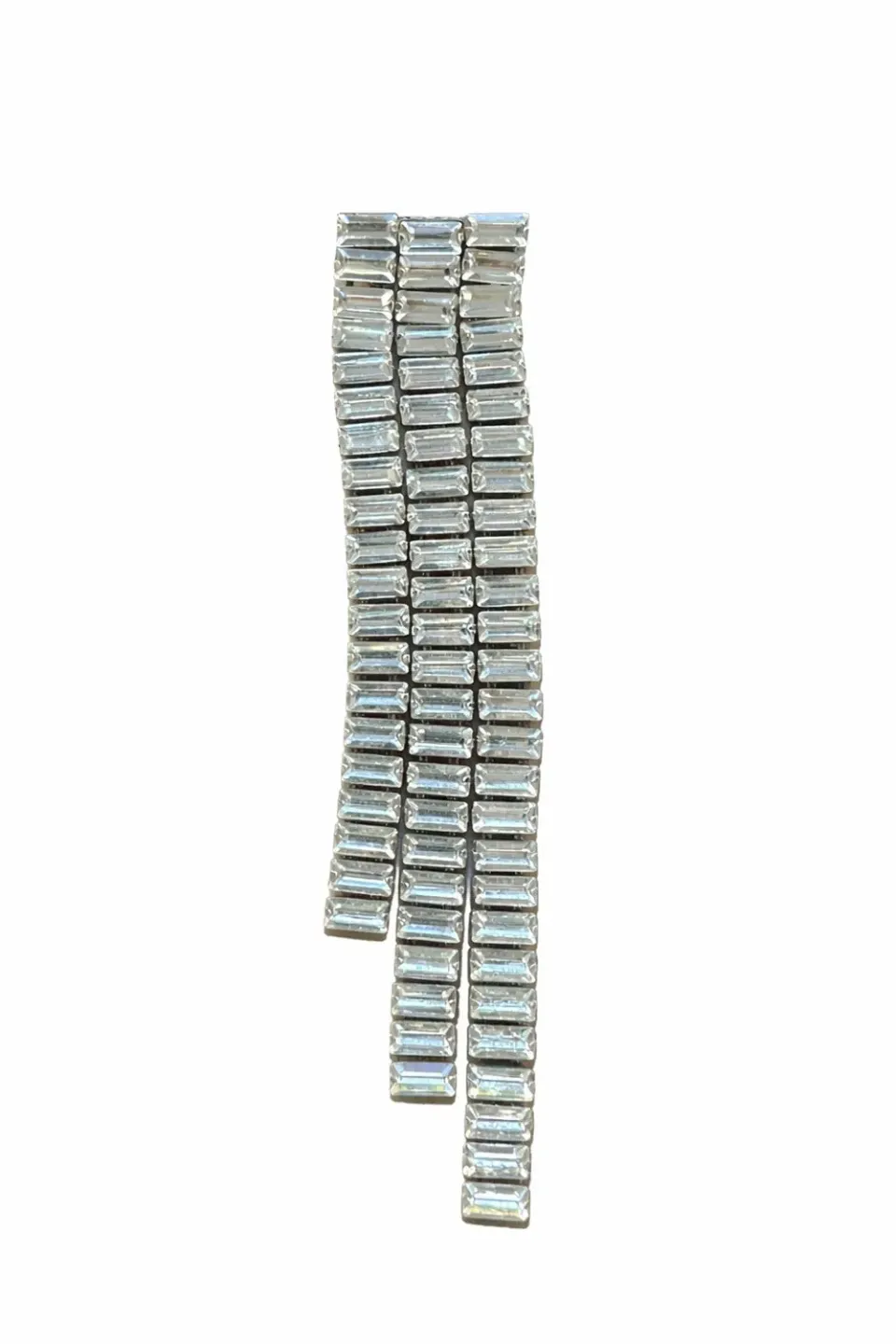Rada Baguette Spilla Cristallo Tre File Luce