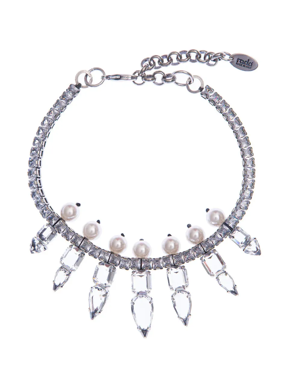 Rada Cristalli e Perle choker strass Cristallo