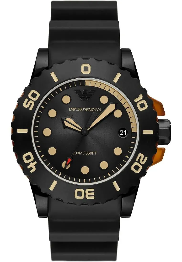 Emporio Armani Orologio Uomo Nero Movimento Quarzo