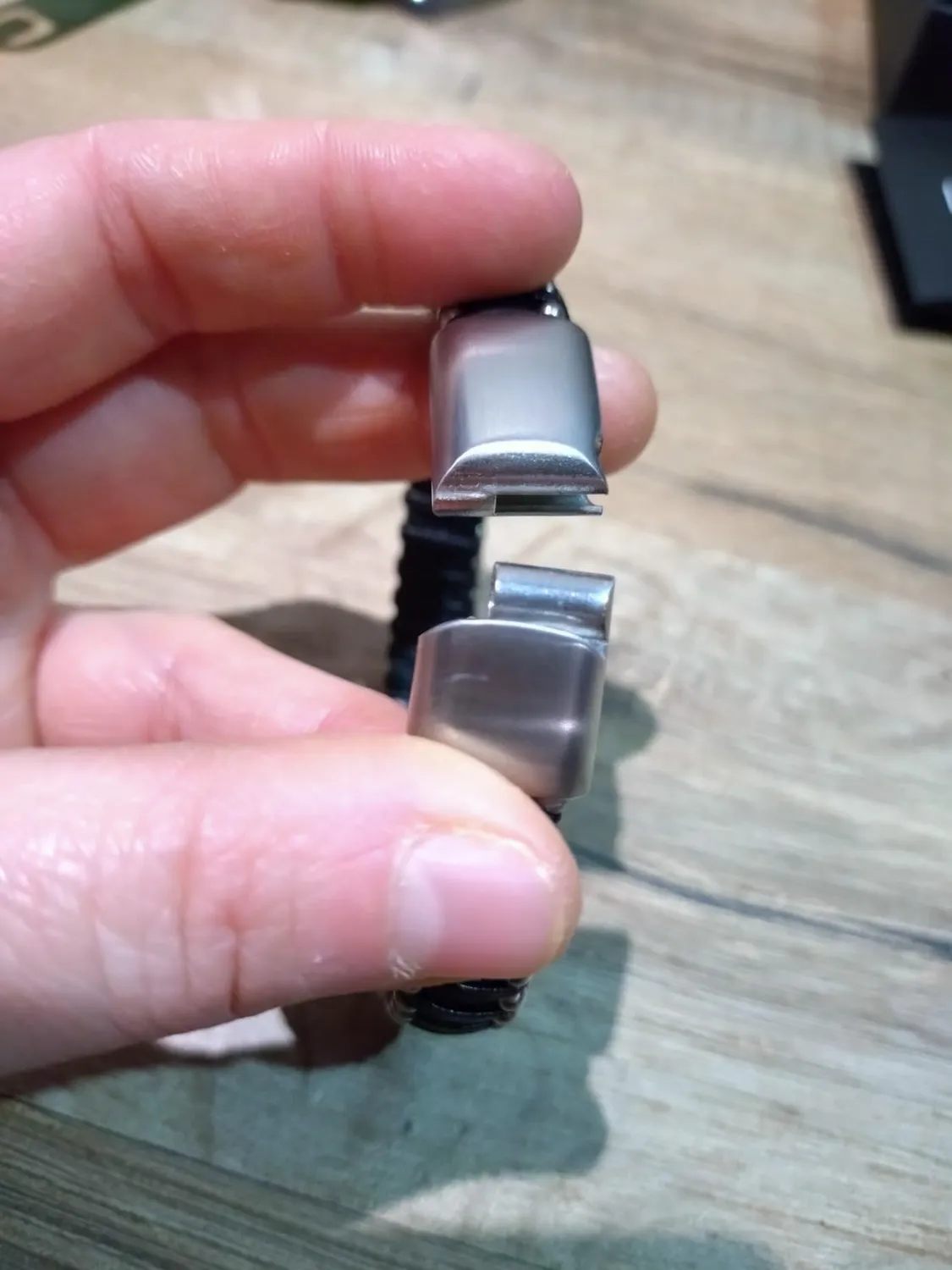 Dada Gioielli Bracciale Uomo Pelle Argento Satinato