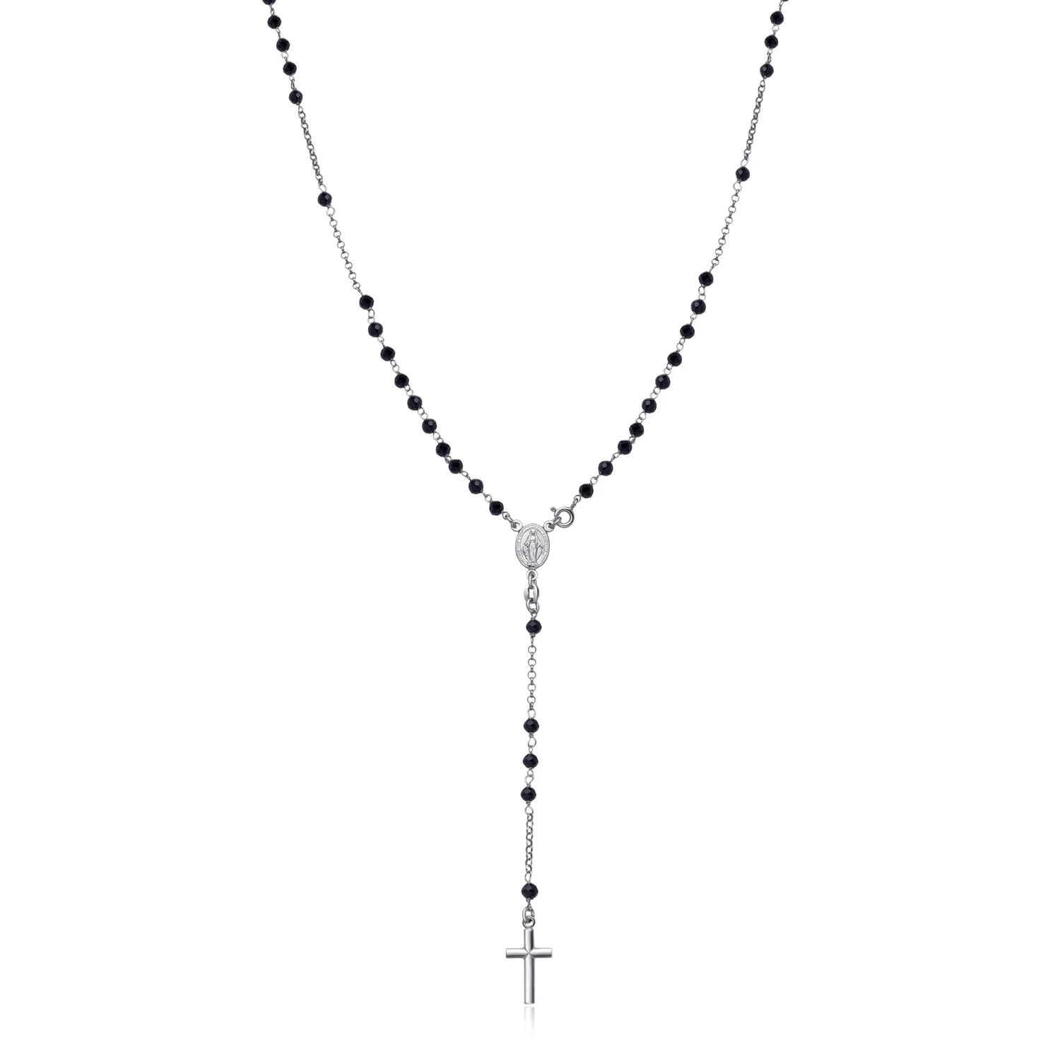 Dada Gioielli collana rosario argento 925 croce barocca