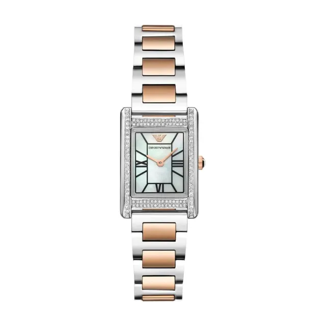Emporio Armani orologio donna argento oro rosa quarzo
