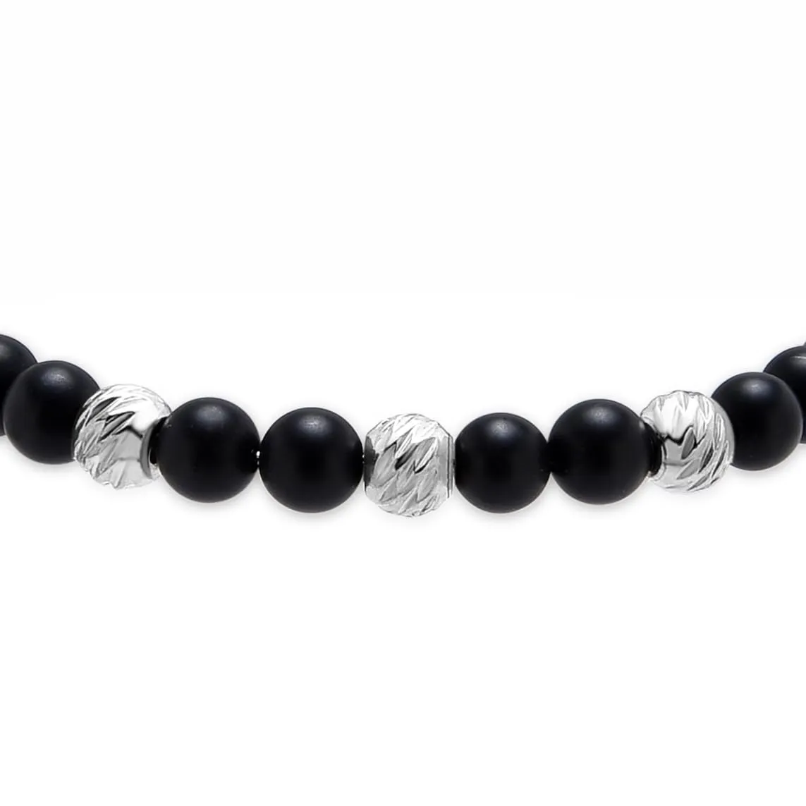 Dada Gioielli Bracciale Donna Pietre Naturali Agata Nera