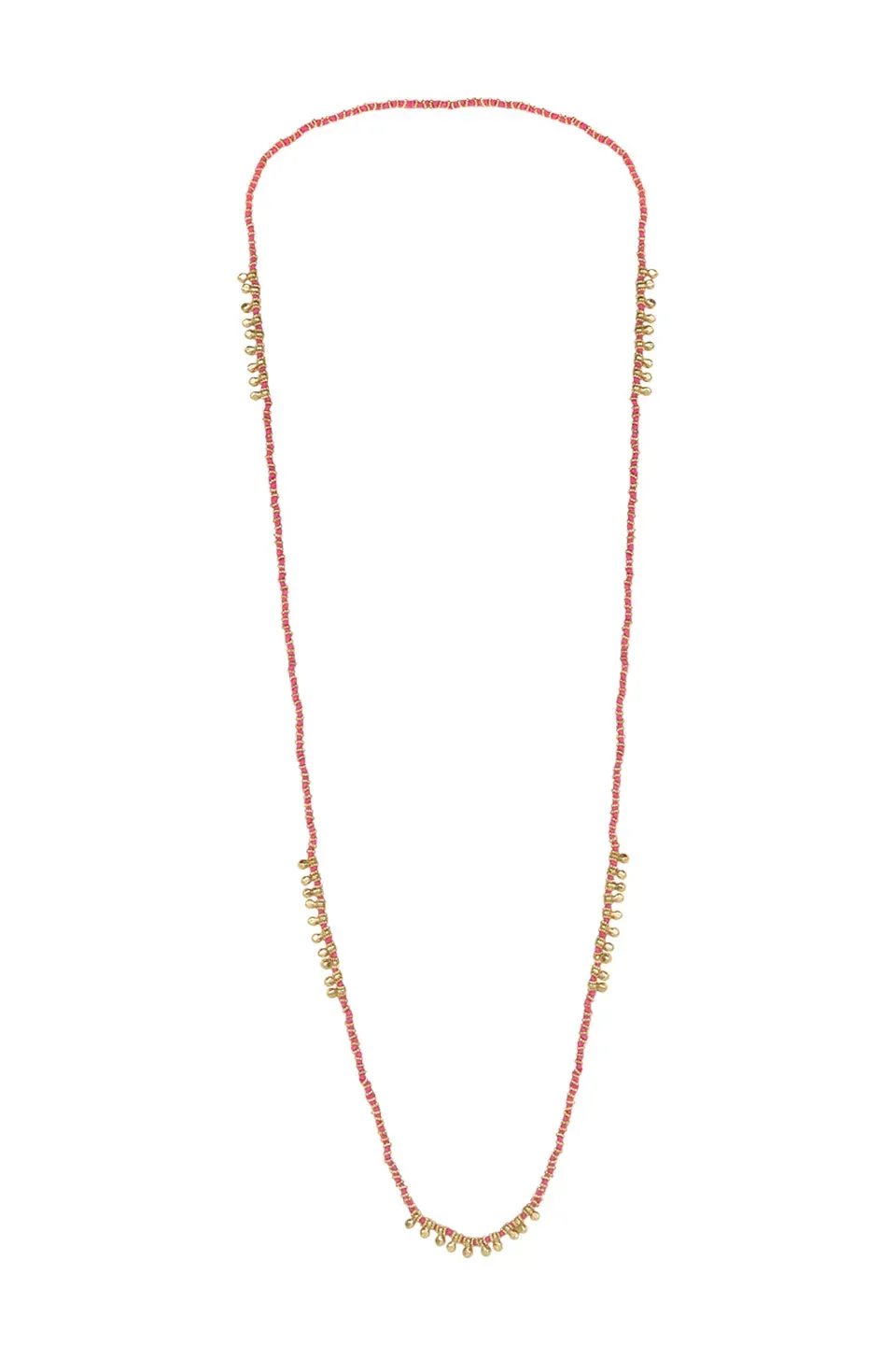 House of Tuhina Manjari collana rosa loto fatta a mano