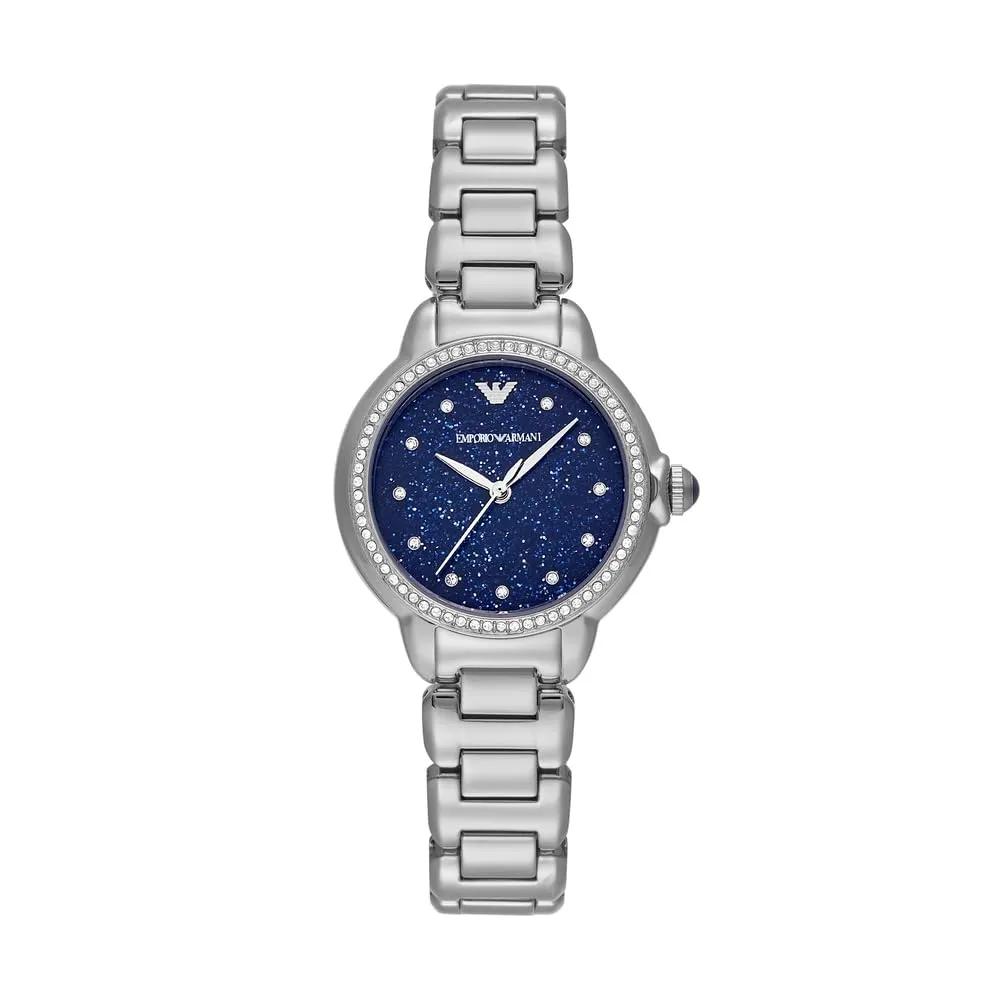 Emporio Armani Orologio Donna Argento Oro Rosa Glitter
