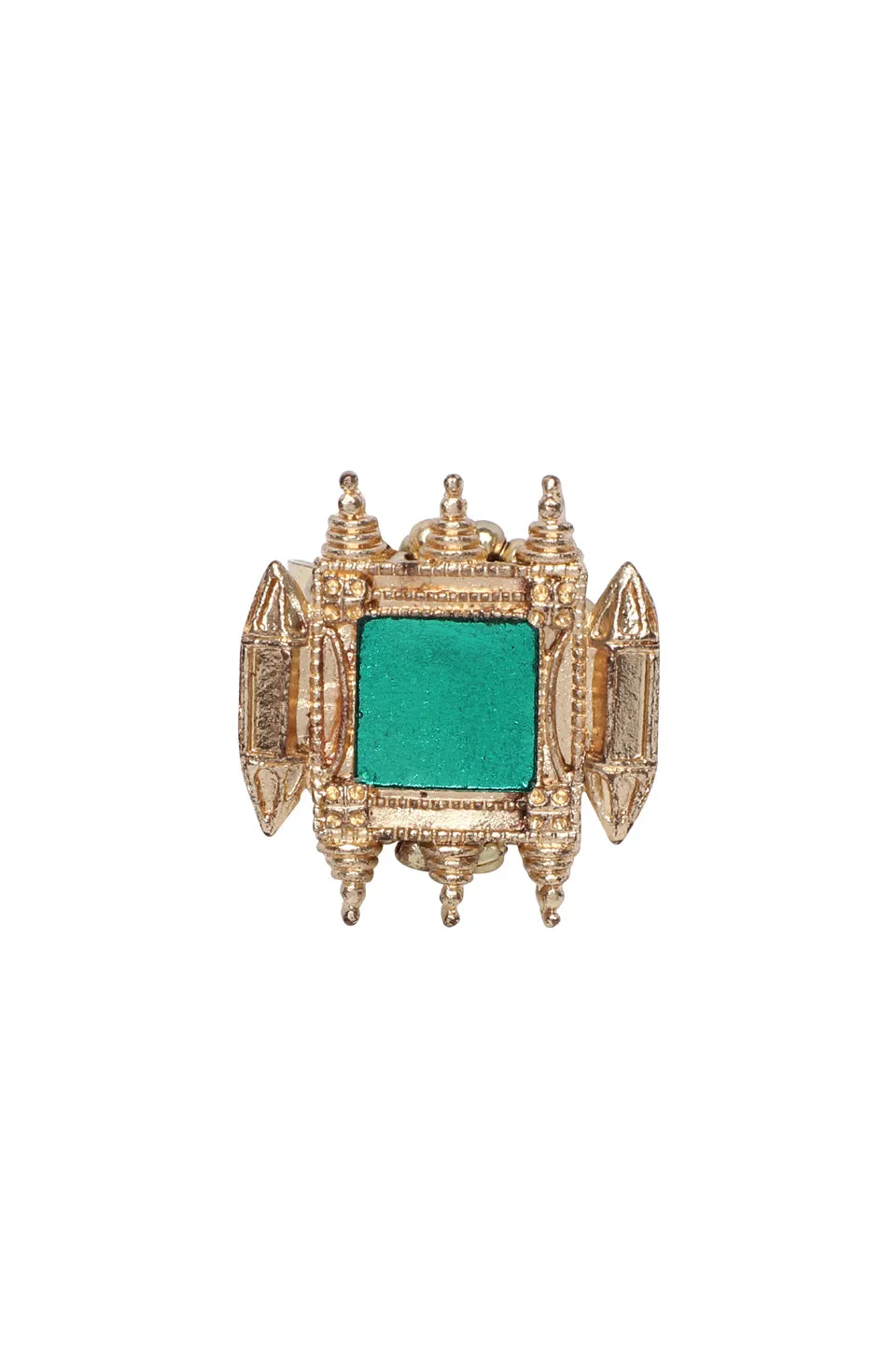 House of Tuhina Enamel Fort anello smalto nero