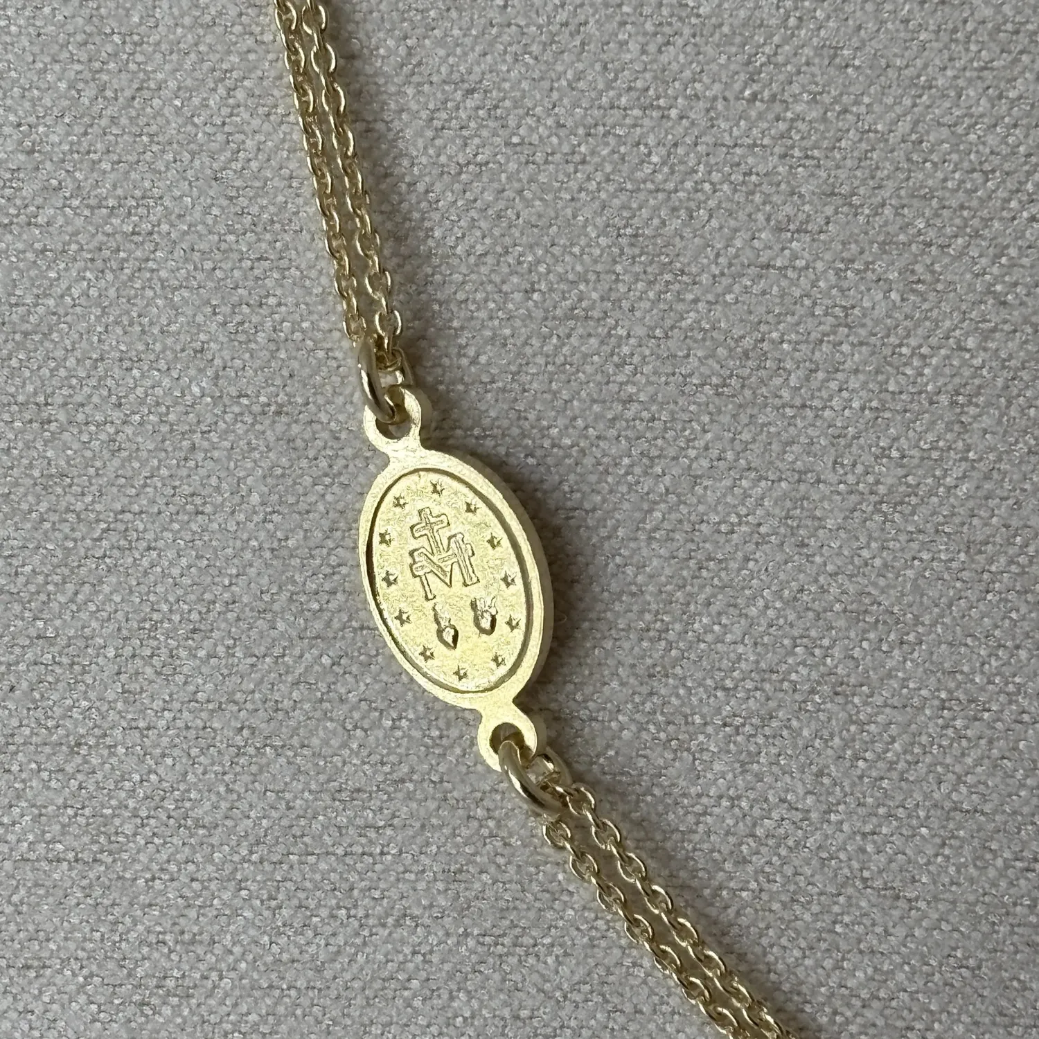 Ornamenta Rosario collana argento 925 dorato girocollo