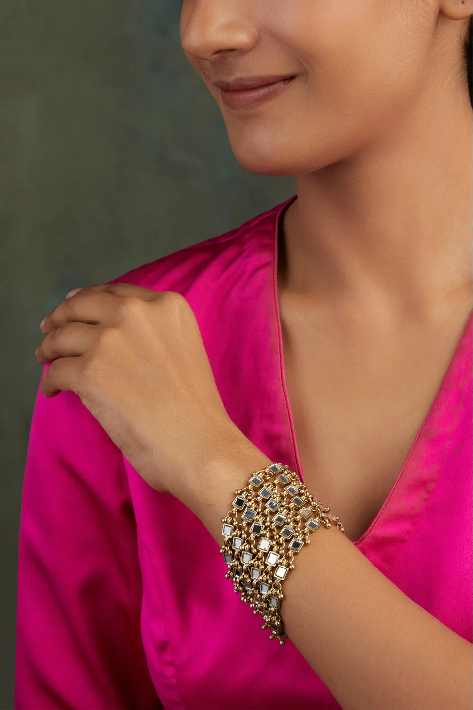 House of Tuhina Ocean bracciale Moon Gold classico