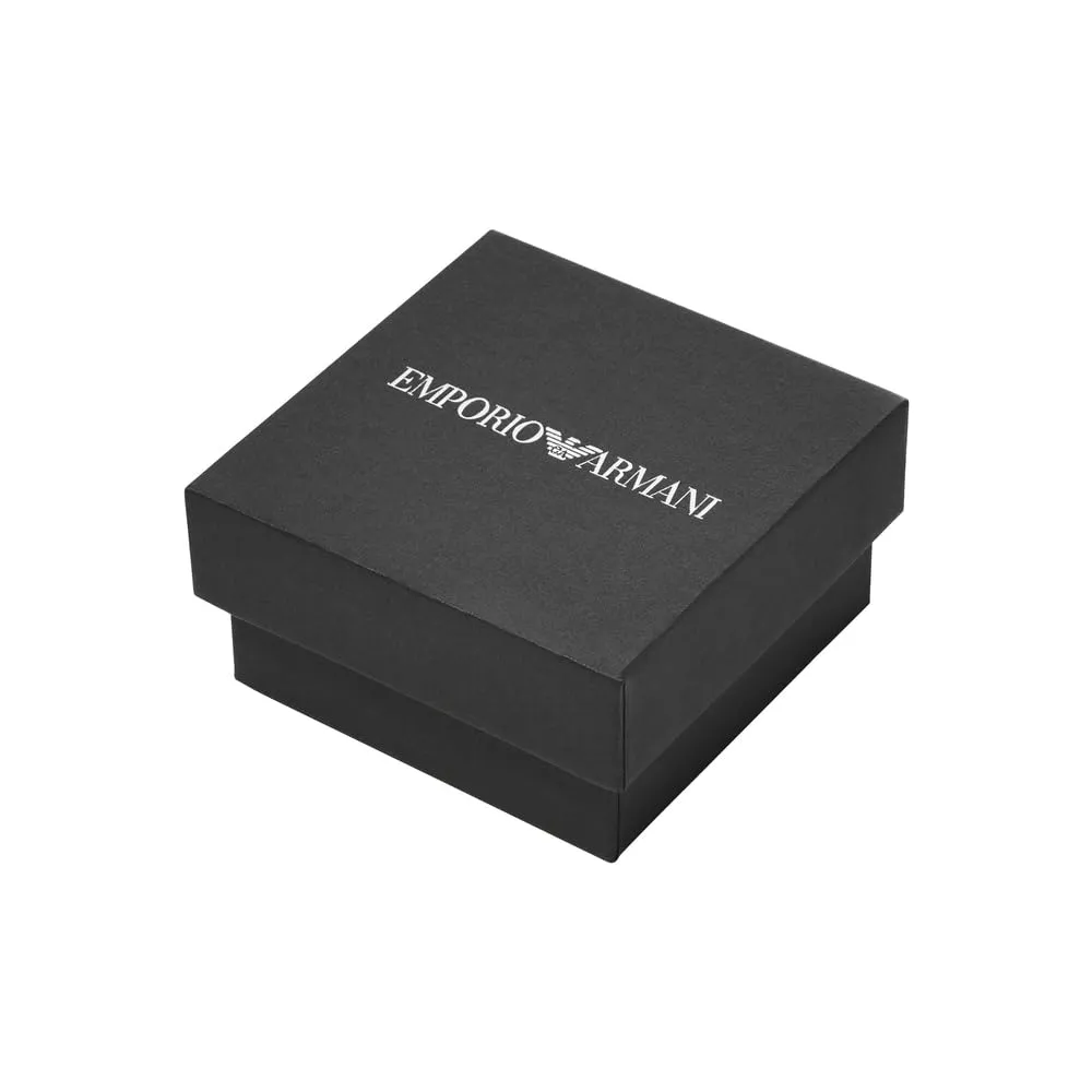 Emporio Armani Anello Uomo Sigillo Acciaio Misura 10