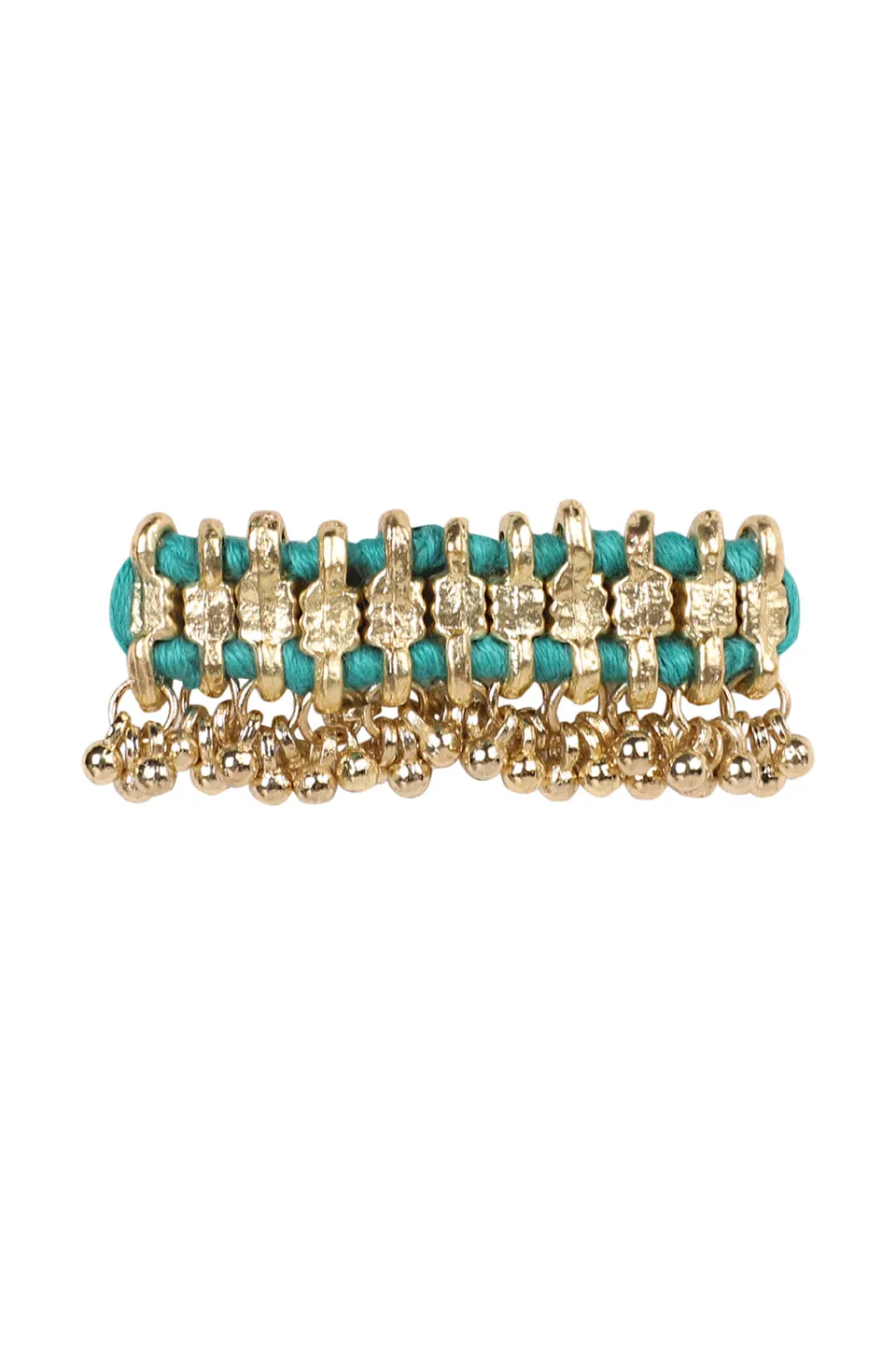 House of Tuhina Nadia molletta capelli oro Bloom fatta a mano