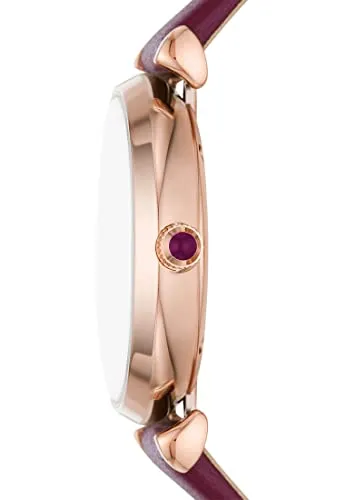 Emporio Armani AR11487 Orologio Donna 32mm Pelle Bordeaux