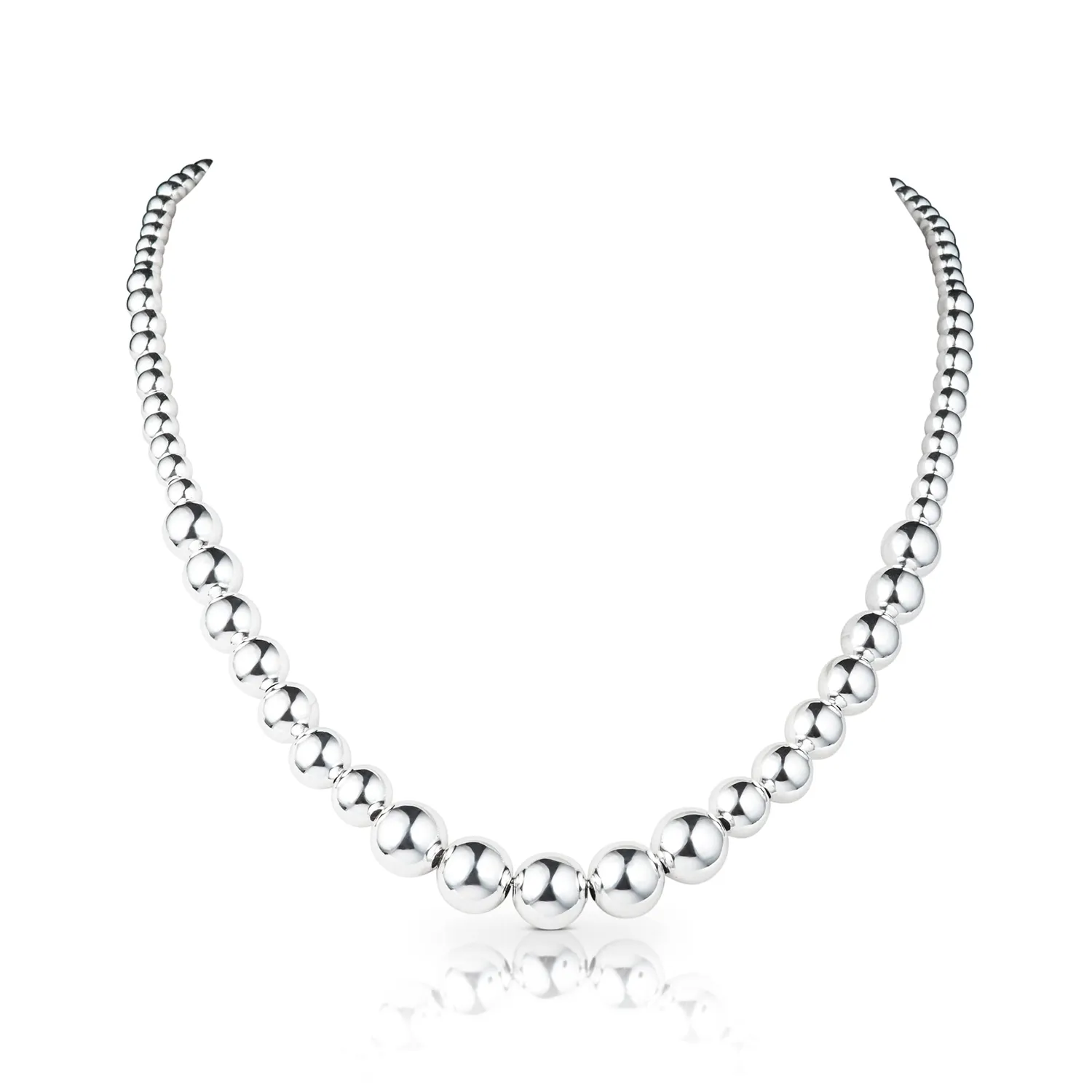 Diamond Treats Sfere 6mm collana argento girocollo palline