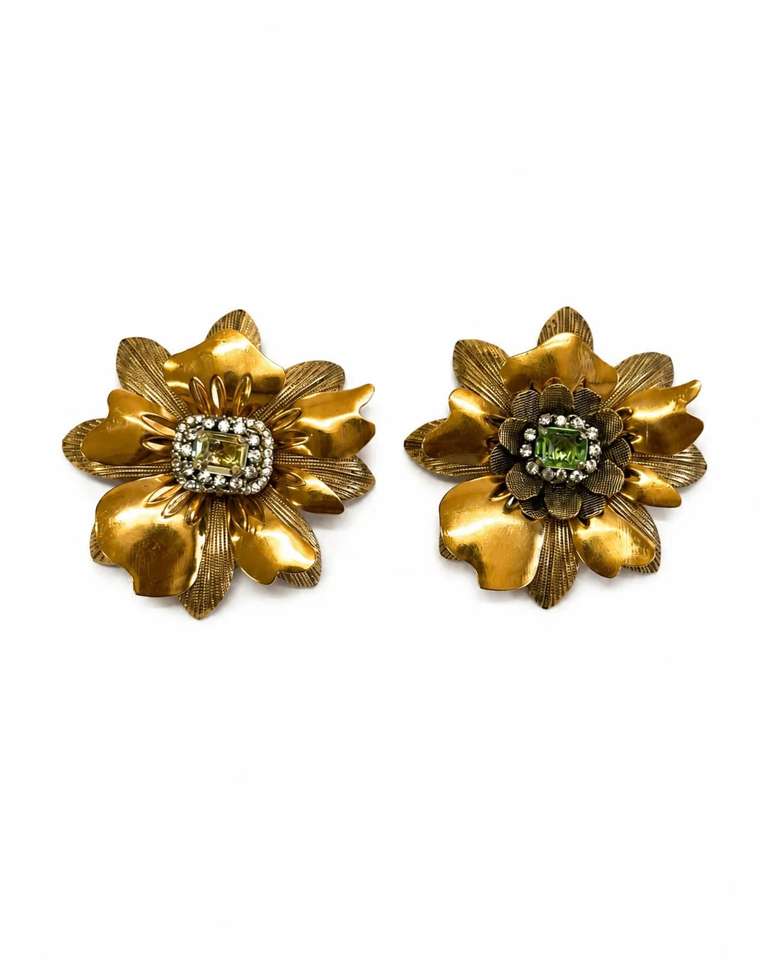 Rada Spilla Fiore cristallo cornice strass