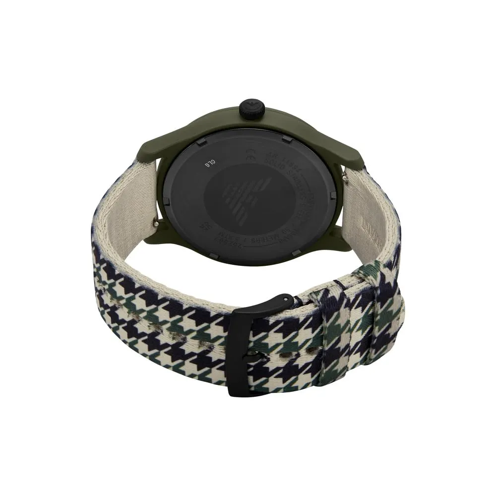 Emporio Armani AR11694 orologio uomo 45 mm plastica mare verde