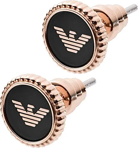 Emporio Armani orecchini donna acciaio oro rosa