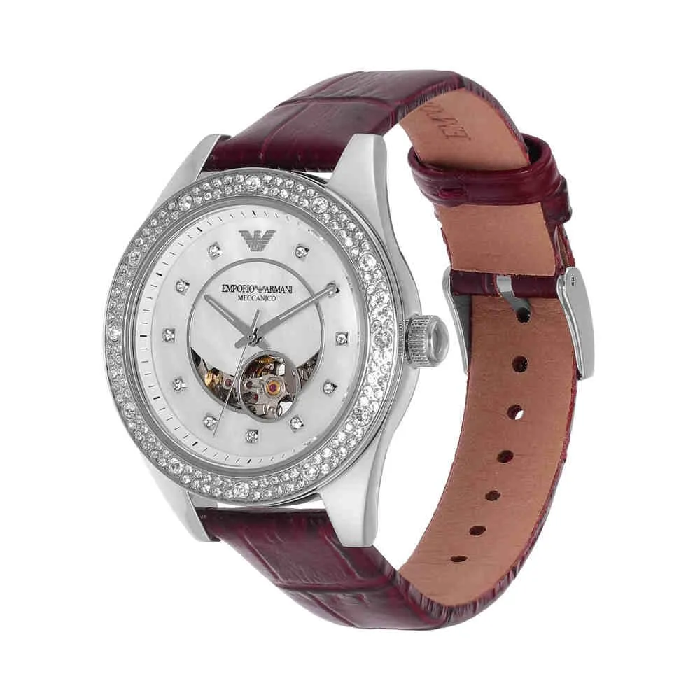 Emporio Armani AR60075 Orologio Donna Pelle Rossa 36mm