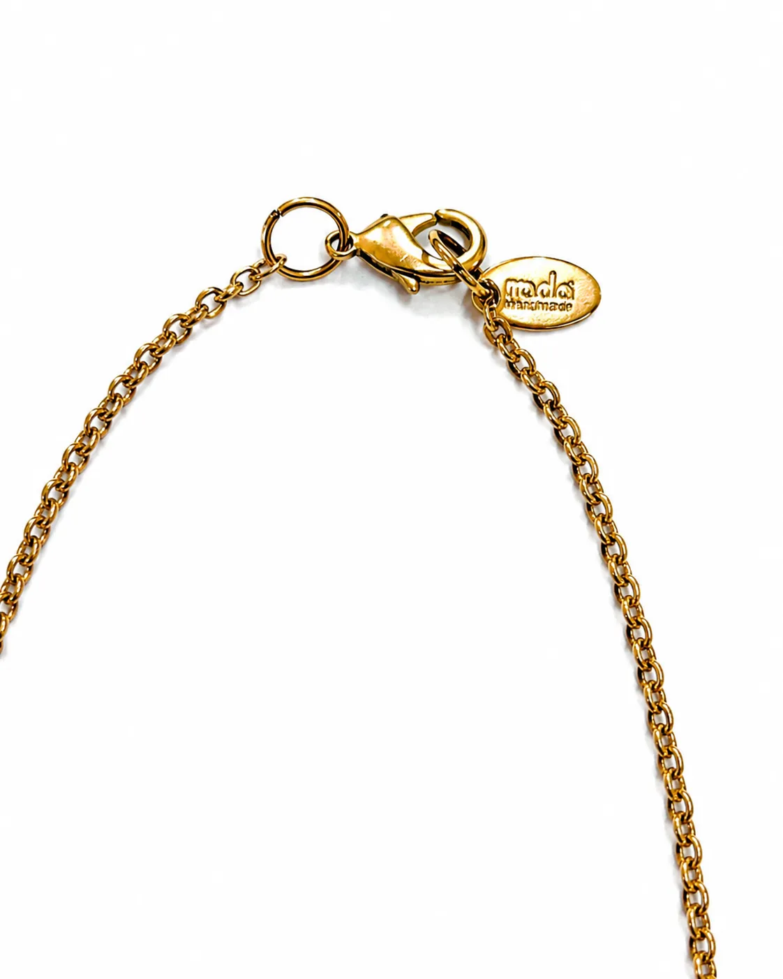 Radà Fiore e Coralli collana lunga corallo catena oro