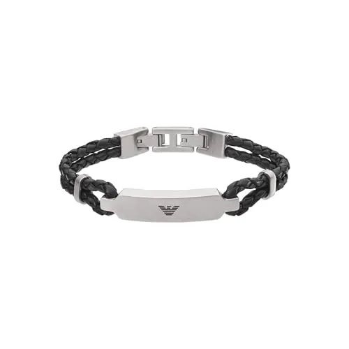 Emporio Armani EGS2719040 Bracciale Uomo Acciaio Argento 185 mm