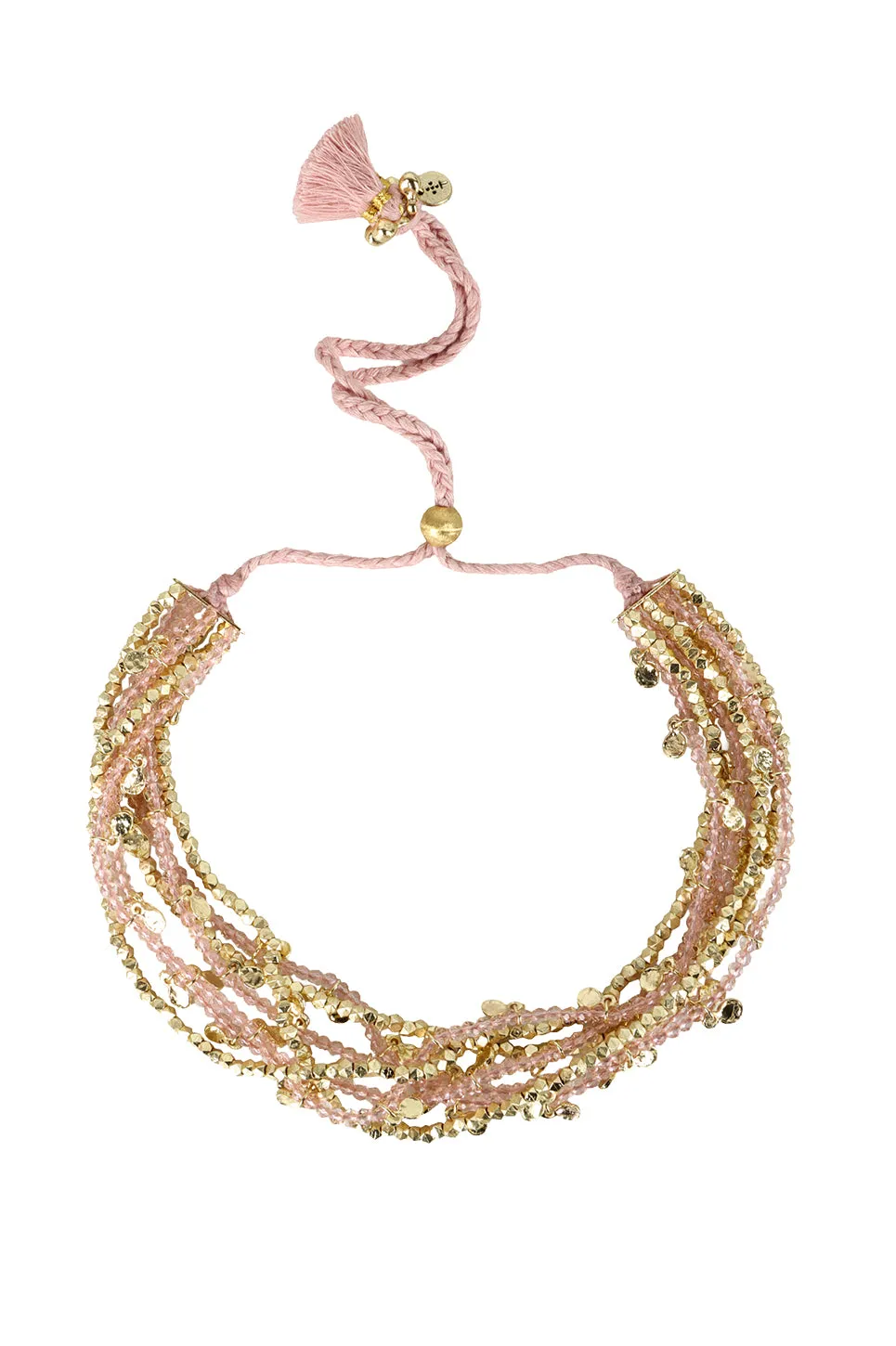 House of Tuhina Kamini Collana Sun Gold fatta a mano