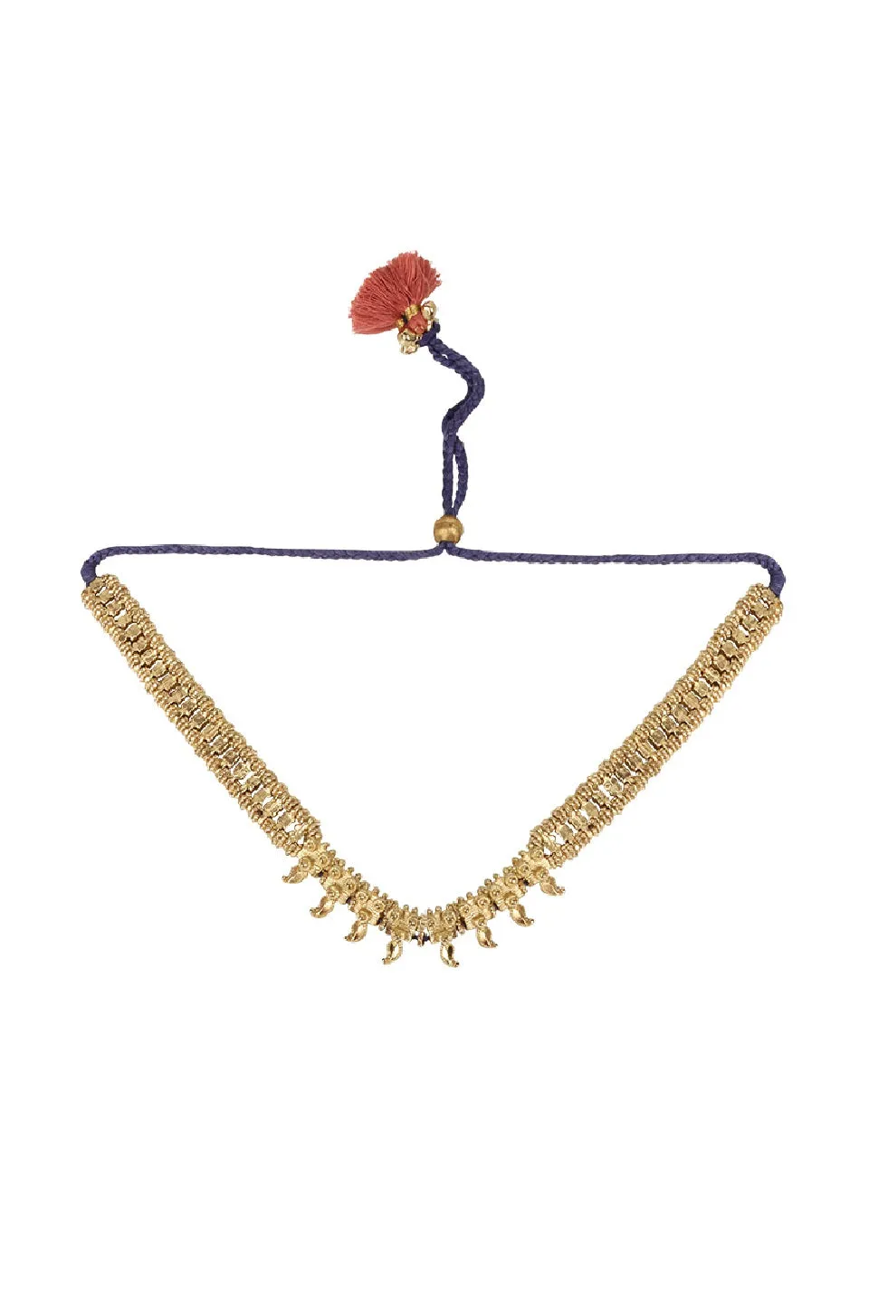House of Tuhina Baisa Gold Damini collana oro heritage