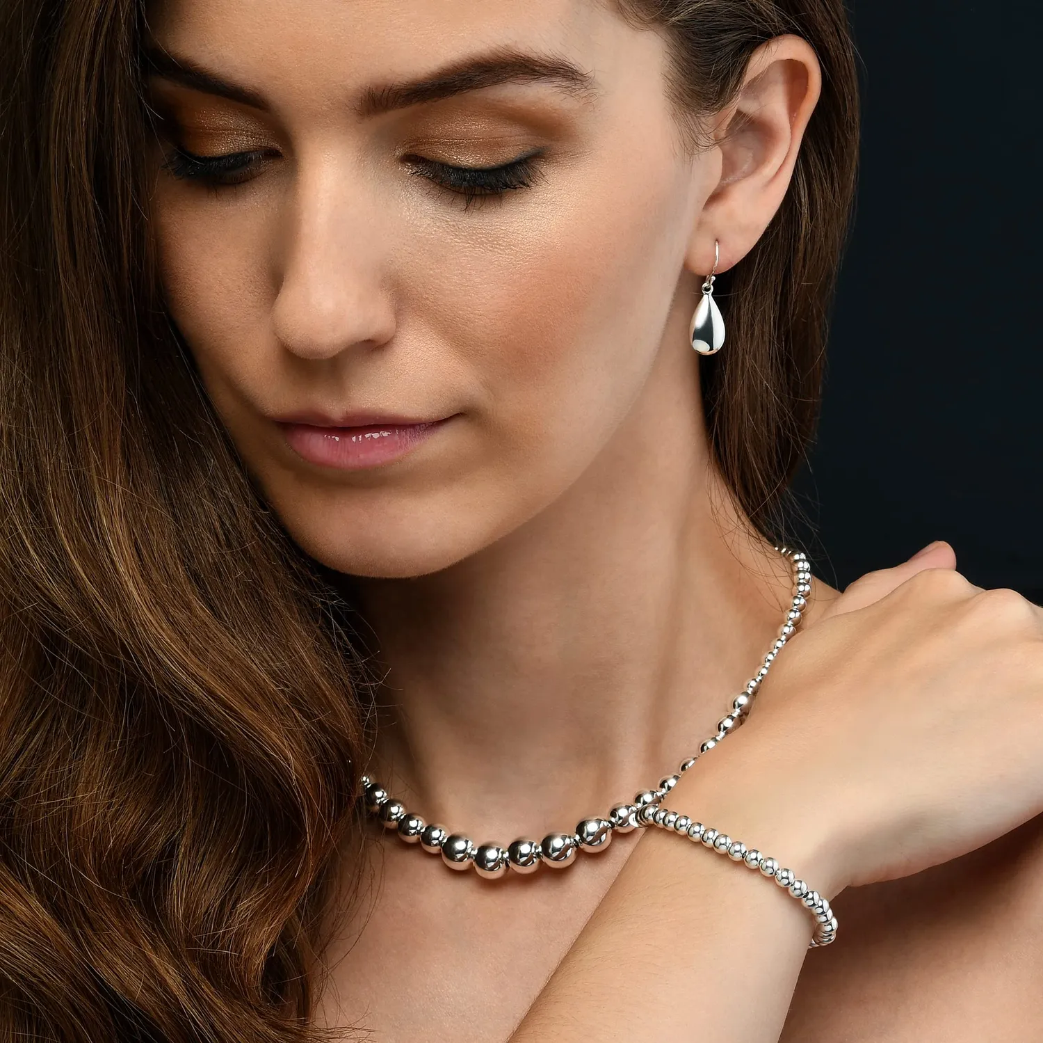 Diamond Treats Bracciale Donna Palline Argento 925