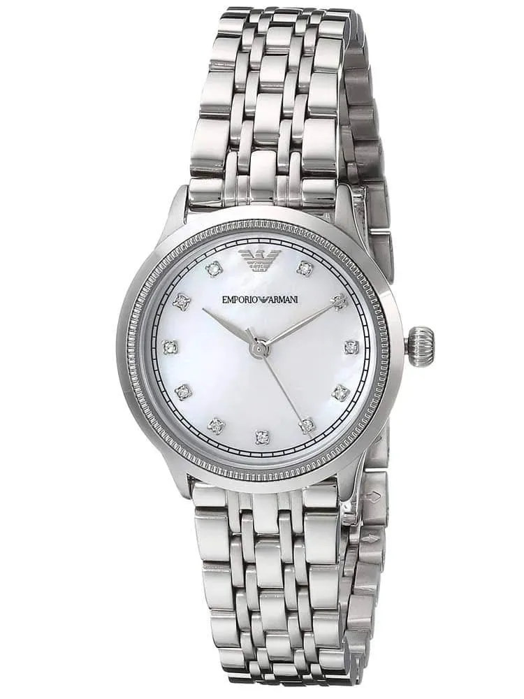Emporio Armani AR1803 Orologio Donna Acciaio Grigio Argento