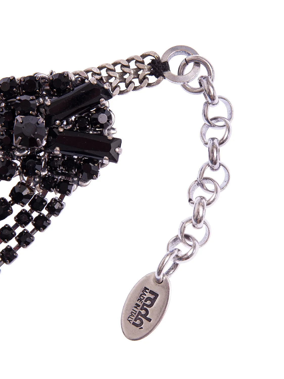 Rada Bracciale di Strass con Anello Arancio cascata