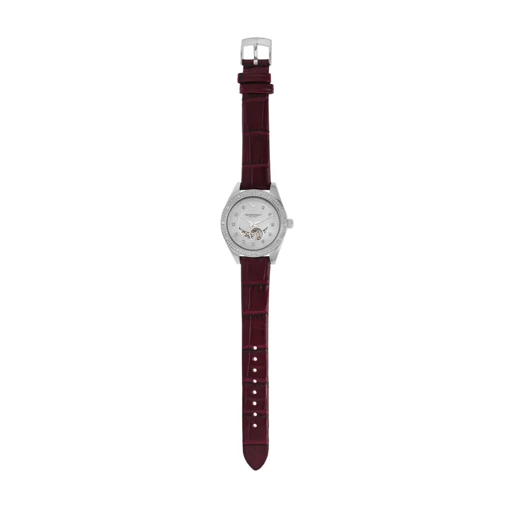 Emporio Armani AR60075 Orologio Donna Pelle Rossa 36mm