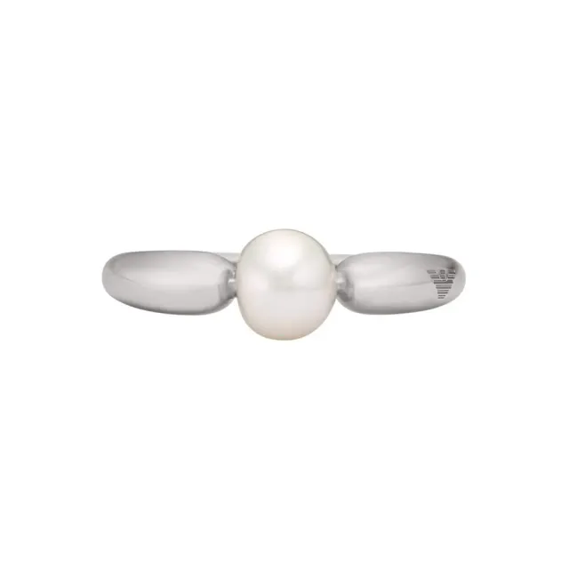 Emporio Armani Anello Donna Focale Acciaio Misura 6.5