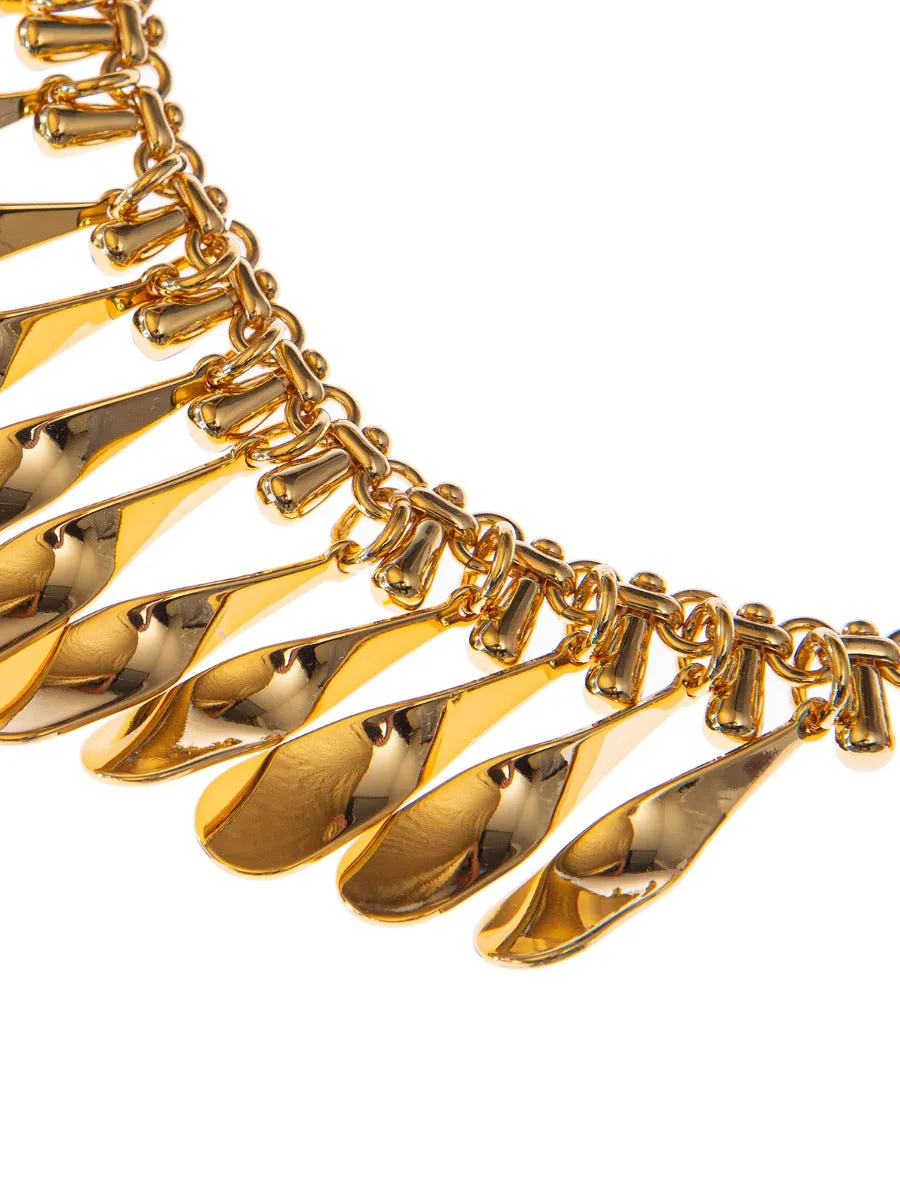 Rada Collana con pendenti girocollo oro metallo
