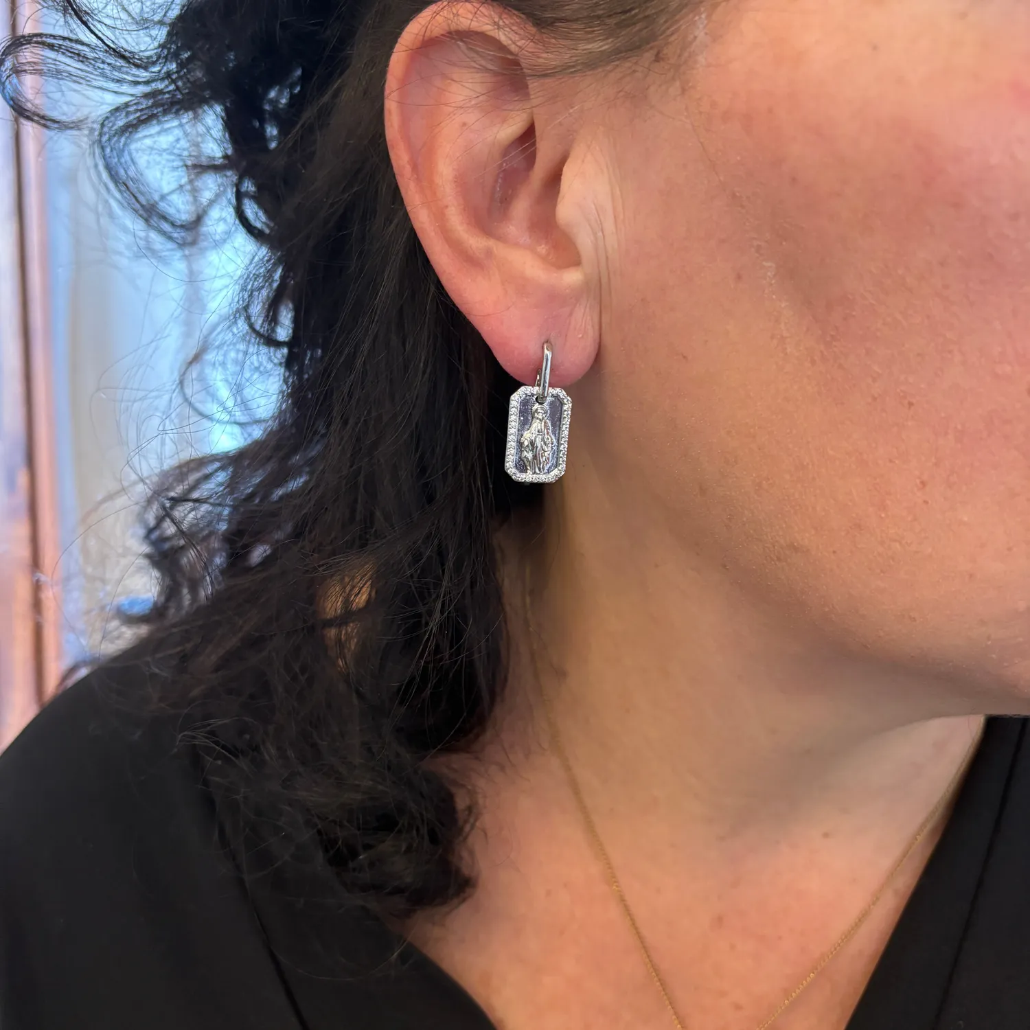 Ornamenta Medaglia Miracolosa orecchini argento