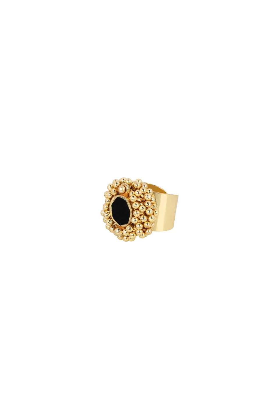House of Tuhina Circle anello resina Ivory