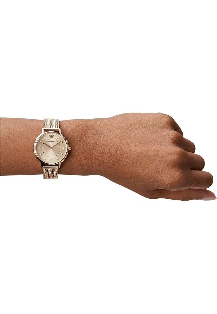 Emporio Armani Orologio Donna Oro Pallido Elegante