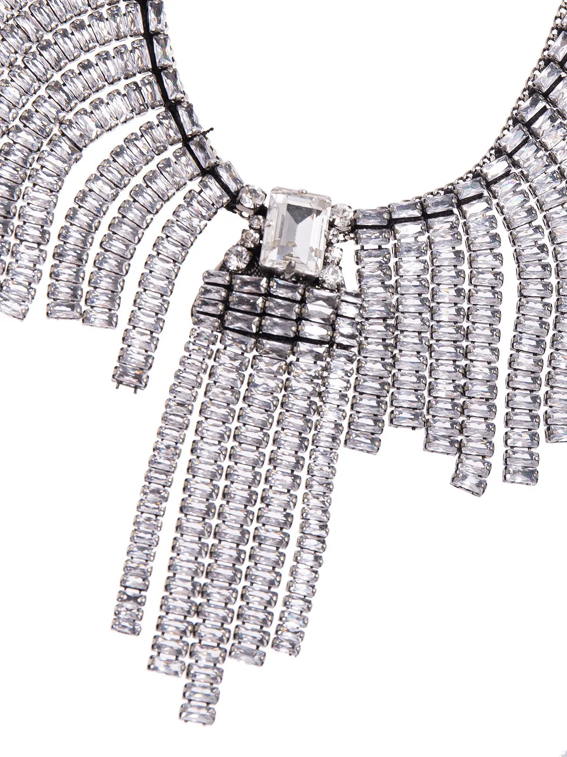 Rada Frange Baguette Collana Cristallo choker