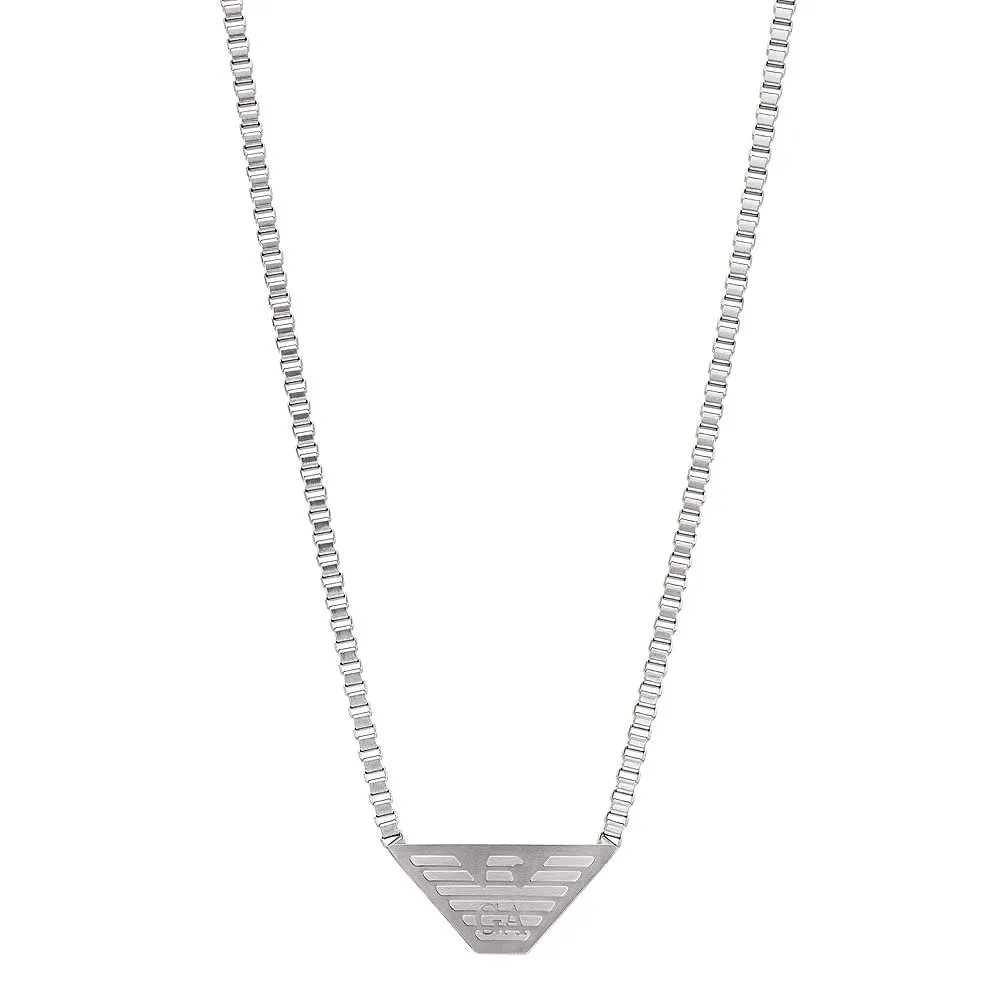 Emporio Armani Collana Uomo Grigio Ancora Gunmetal 525 mm