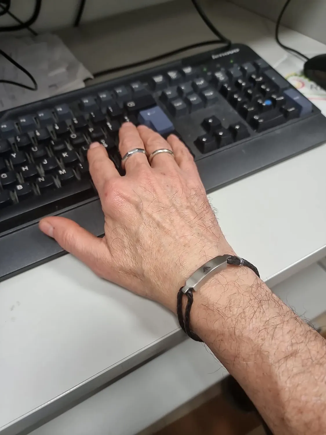 Emporio Armani EGS2719040 Bracciale Uomo Acciaio Argento 185 mm