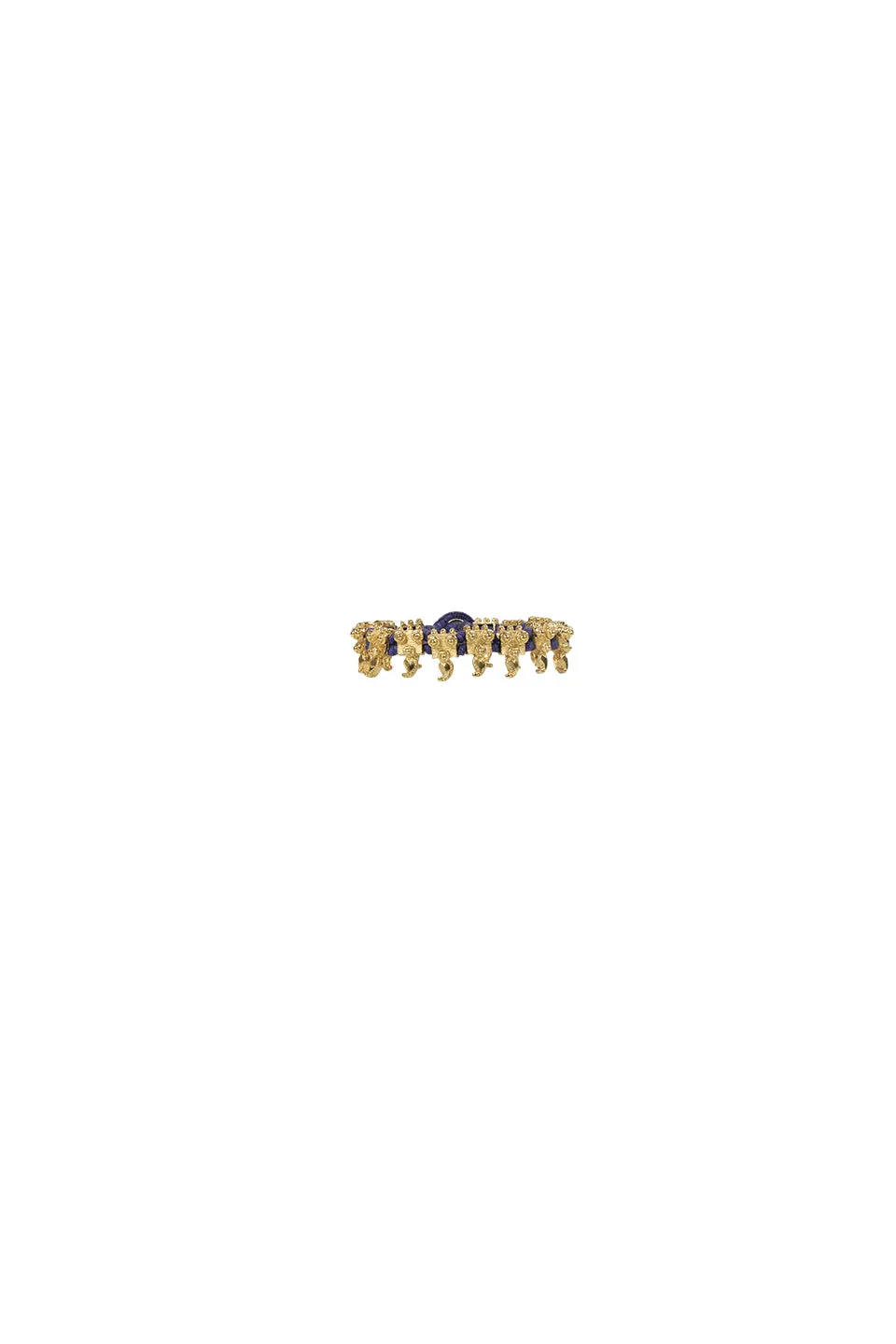 House of Tuhina Isha bracciale Baisa Gold blu Grecia