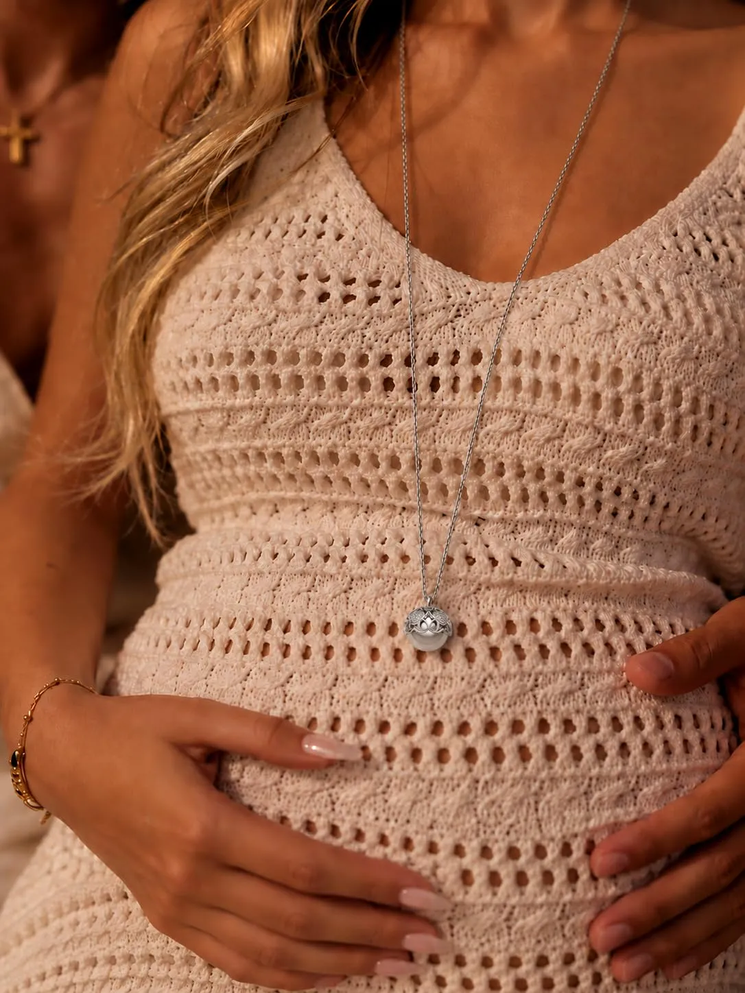 Dada Gioielli Chiama Angeli collana argento cuore gravidanza