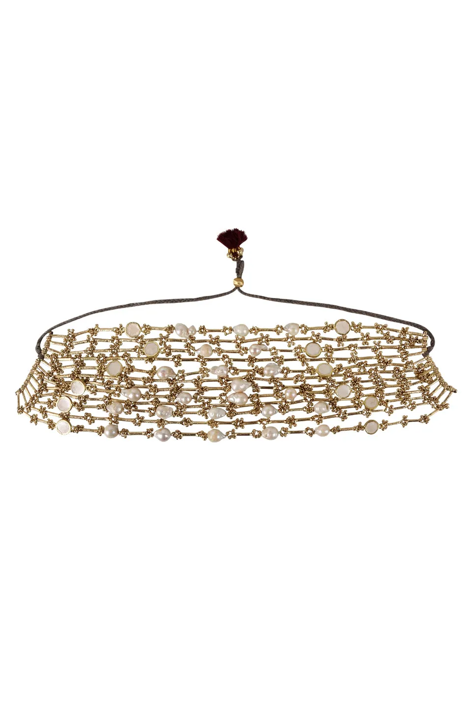 House of Tuhina Baisa Gold Fareedan collana oro heritage