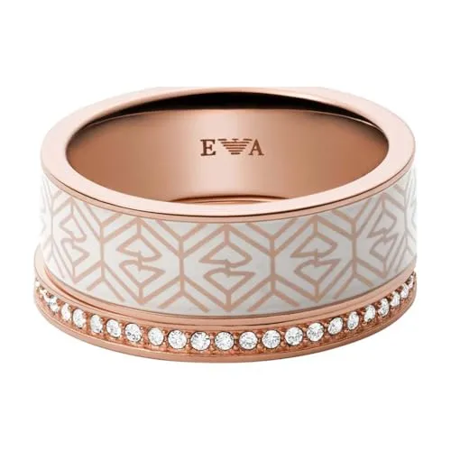 Emporio Armani Anello Impilabile Oro Rosa Misura 5.5