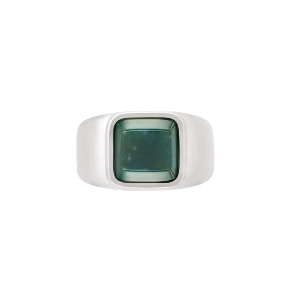 Emporio Armani EGS331704011 anello uomo argento agata