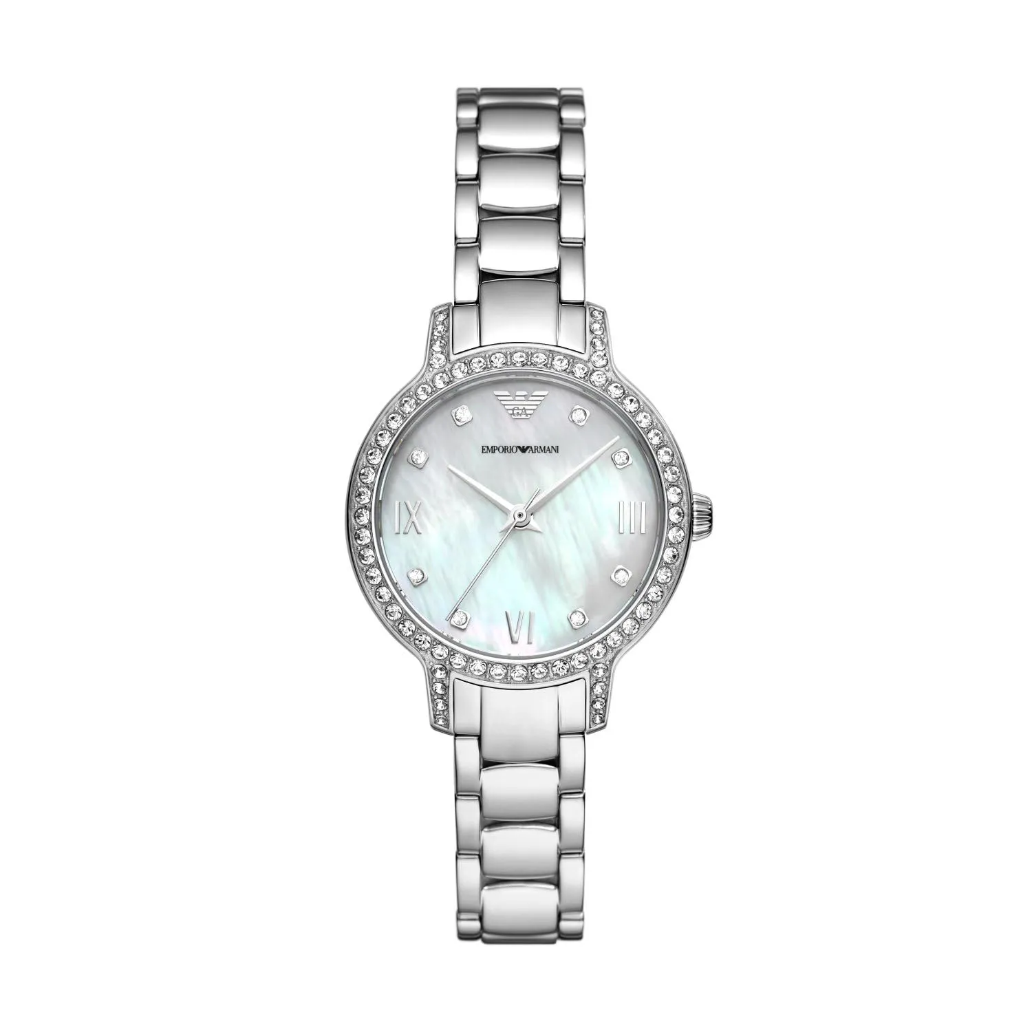 Emporio Armani Orologio Donna Argento Oro Rosa Glitter